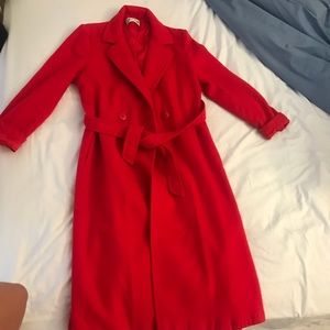 Red Trench Coat